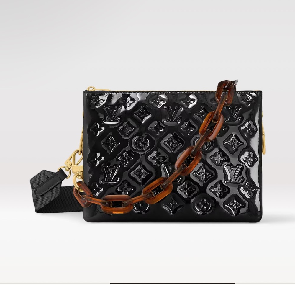 Limited edition Louis Vuitton coussin pm with tortoise chain